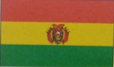 Bandeira da Bolívia, o país conta com três bandeiras oficiais